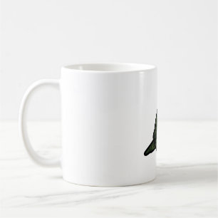 Caneca De Café Periquito de Barred Verde-Chubby