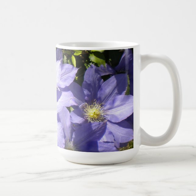 Caneca De Café Periwinkle Clematis Mug (Direita)