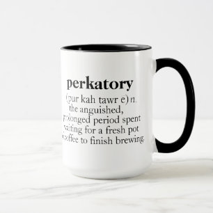 caneca de café "perkatory"