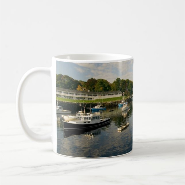 Caneca De Café Perkins Cove Maine Mug (Esquerda)