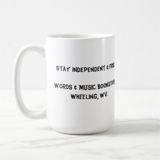 Caneca De Café permaneça livros independentes & livres das