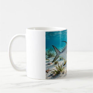 Caneca De Café Permissão de Homem da Flórida Areia Chaves Planas