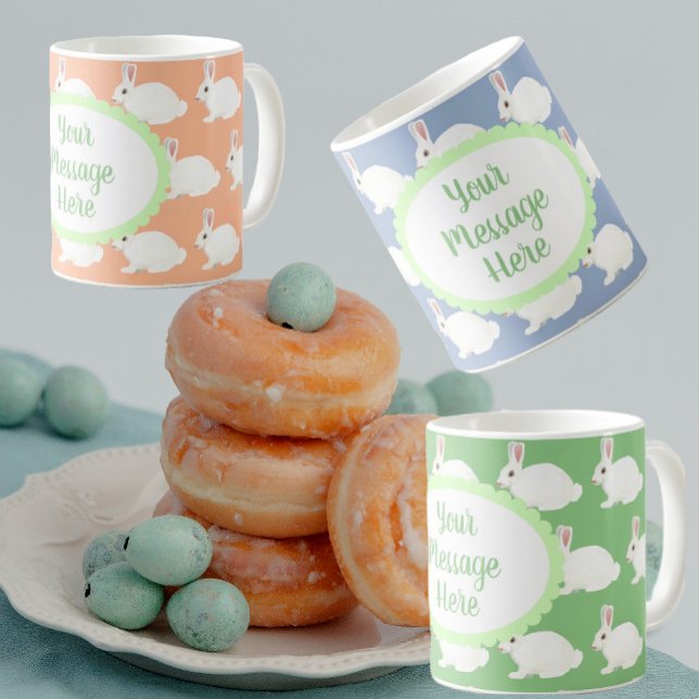 Caneca De Café Pernalonga Branca Personalizada (Criador carregado)