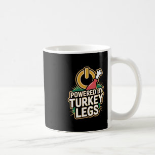 Caneca De Café Pernas de Peru Alimentadas Por Pernas de Peru