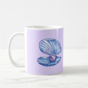 Caneca De Café Pérola do oceano (Púrpura)