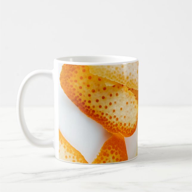 Caneca De Café Pérolas de laranja (Esquerda)