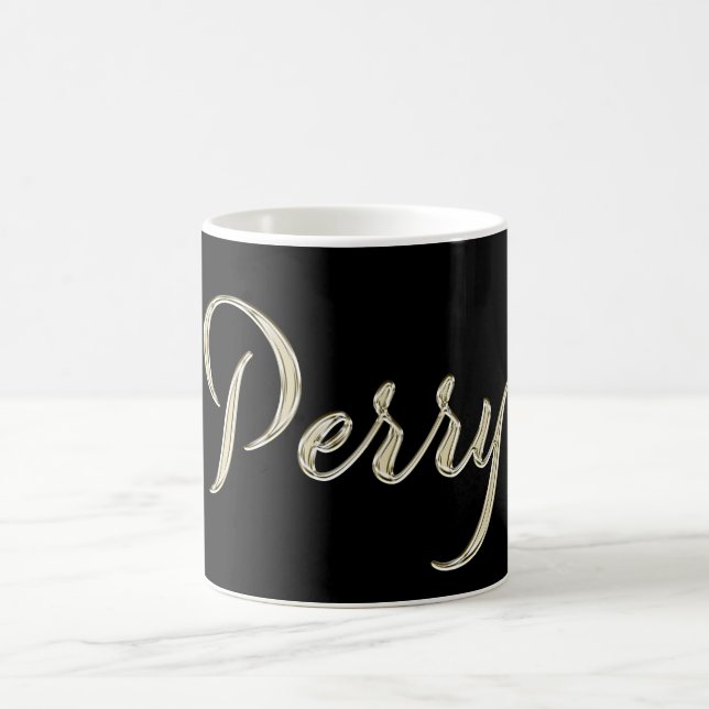 Caneca De Café Perry Name whitegold Tasse Teetasse Kaffeetasse (Centro)