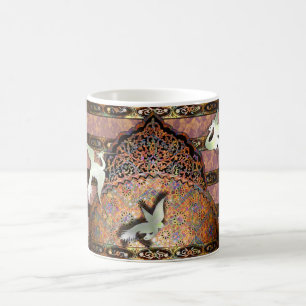 Caneca de café persa do estilo da arte