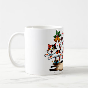Caneca De Café Perseguição Divertida: Desfile de Animais de Estim