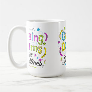Caneca De Café Perseguindo Sonhos, Não Prazos – Citação Motivacio