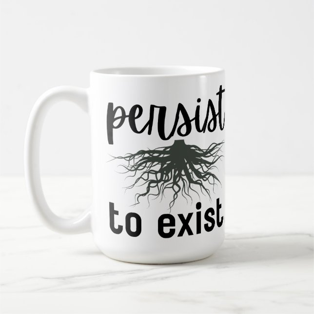 Caneca De Café Persistir em existir (Esquerda)