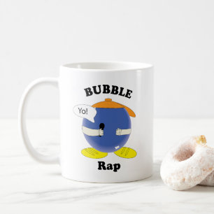 Caneca De Café Personagem de desenho Kawaii com bolha dizendo "Yo