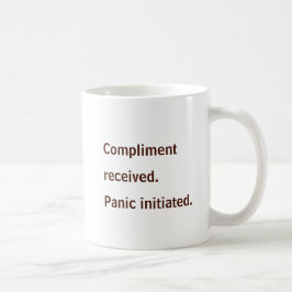 Caneca De Café Personagem de Feijão de Café Fofo e Socialmente Ex