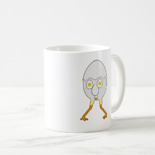 Caneca De Café Personagem de Ovo Excêntrico RG & RA Design Fofo