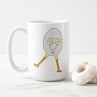 Caneca De Café Personagem de Ovo Excêntrico RG & RA Design Fofo