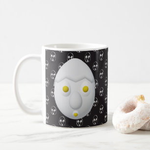 Caneca De Café Personagem de Ovo Excêntrico RG & RA Design Fofo
