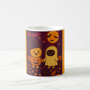 Caneca De Café Personagens de desenho animados bonitos de Hallowe