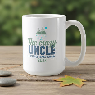 Caneca De Café Personagens de Reunião de Família Tio Louco ID1317