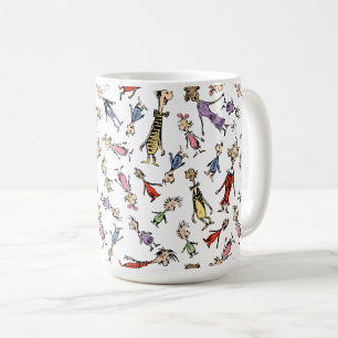 Caneca De Café Personagens de Whoville do Dr. Seuss Padrão Festiv