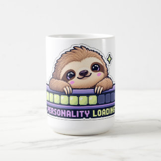 Caneca De Café Personalidade Carregando Preguiça Divertida