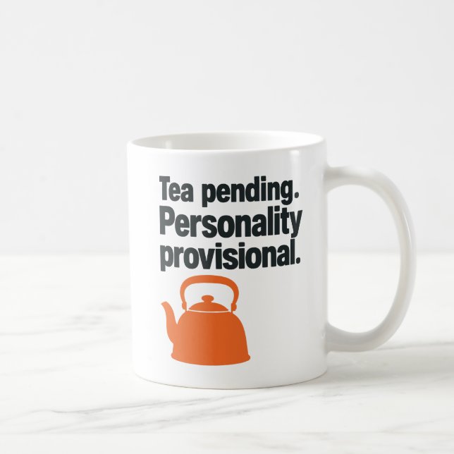 Caneca De Café Personalidade Pendente de Chá, Bebedor de Chá Prov (Direita)