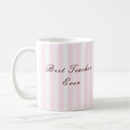 Caneca De Café Personalised Best Teacher Ever Mug