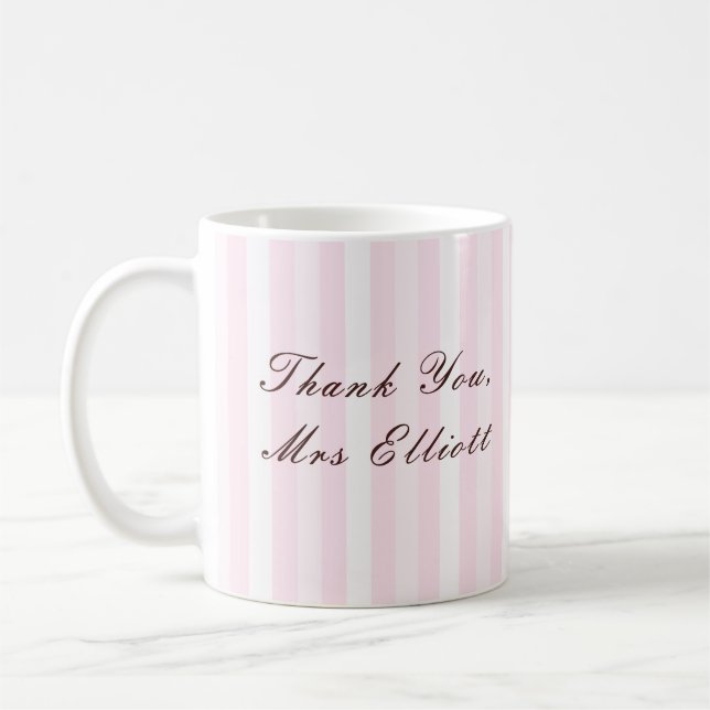 Caneca De Café Personalised Thank You Teacher Mug (Esquerda)