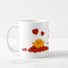 Caneca De Café Personalisierbares Entchen zum Valentinstag