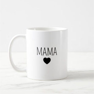 Caneca De Café Personalisierte Keramiktasse Mama mit Herz   Tasse