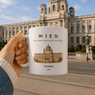 Caneca De Café Personalisierte Wien Naturhistorisches Museum