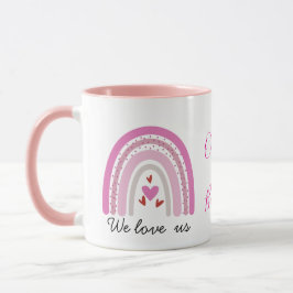 Caneca de Café Personalizada Arco-Íris Orgulho LGB