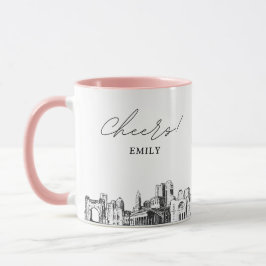 Caneca de Café Personalizada Casamento Columbus