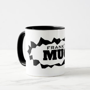 Caneca de café personalizada com buraco rasgado en