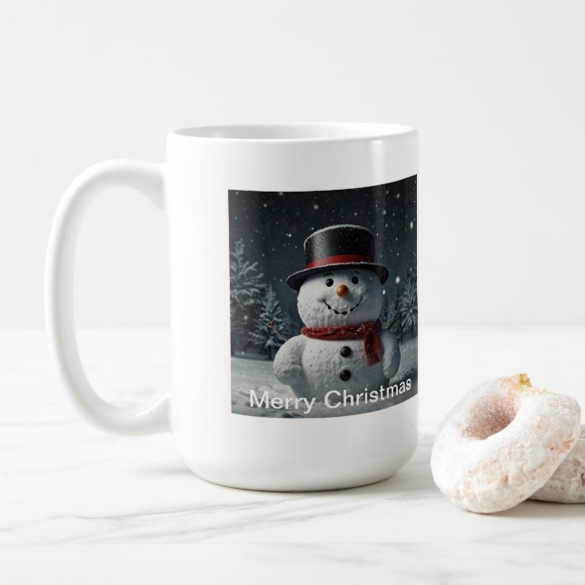 Caneca de Café Personalizada com Design Moderno (Com Donut)