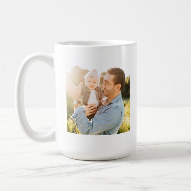 Caneca de Café Personalizada com Foto Completa Mel (Esquerda)
