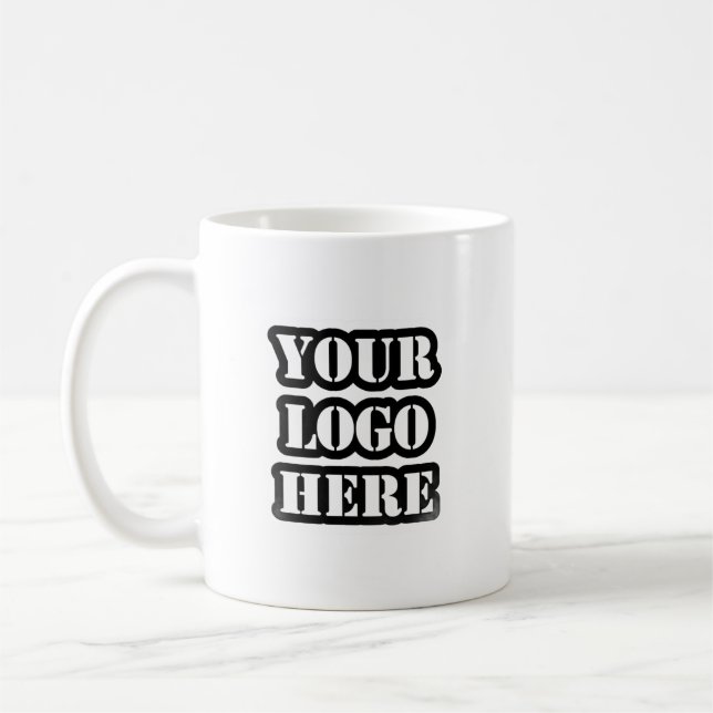 Caneca de Café Personalizada com Logotipo da Empre (Esquerda)