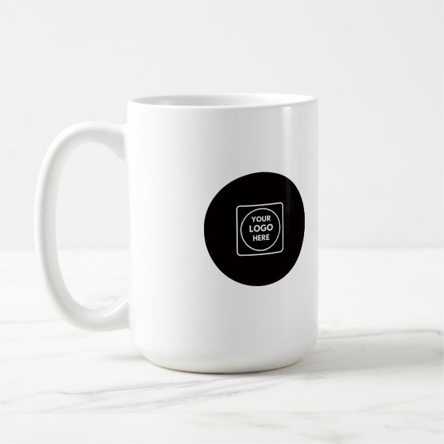 Caneca de Café Personalizada com Logotipo da Empre (Esquerda)
