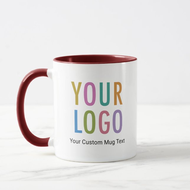 Caneca de Café Personalizada com Logotipo da Empre (Esquerda)