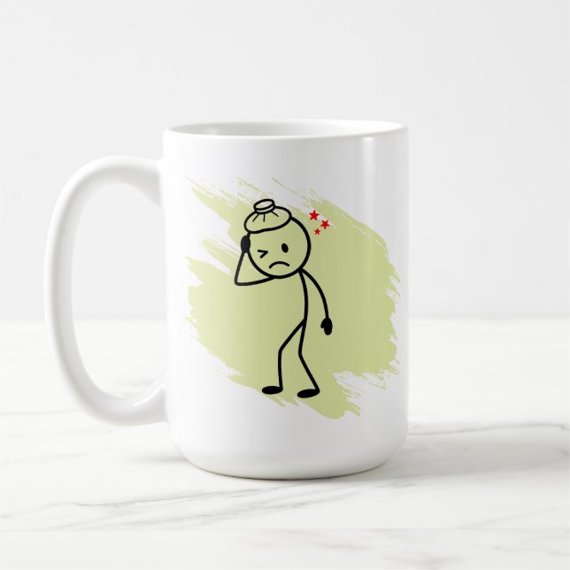 Caneca de Café Personalizada com Modo de Enxaqueca (Esquerda)