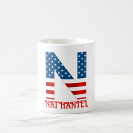 Caneca de Café Personalizada com Monograma do Dia