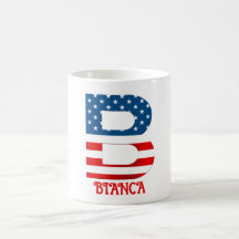 Caneca de Café Personalizada com Monograma do Dia 