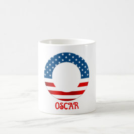 Caneca de Café Personalizada com Monograma do Dia