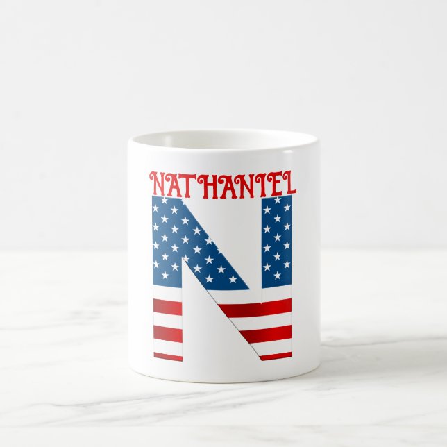 Caneca de Café Personalizada com Monograma do Dia  (Centro)
