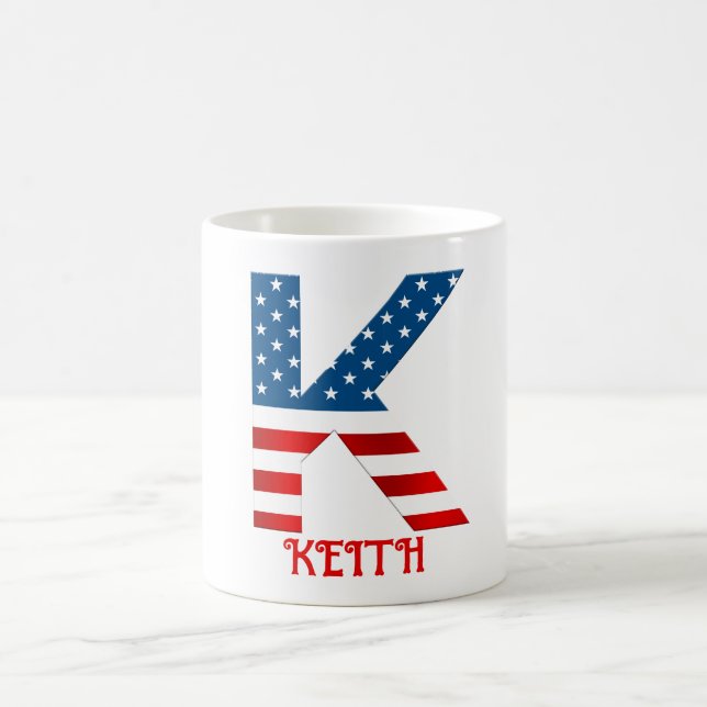 Caneca de Café Personalizada com Monograma do Dia  (Centro)