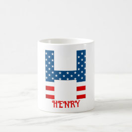 Caneca de Café Personalizada com Monograma do Dia