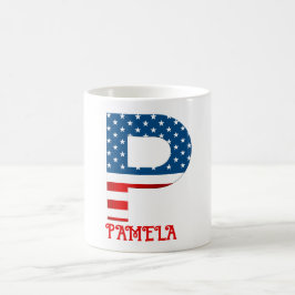 Caneca de Café Personalizada com Monograma do Dia