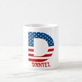 Caneca de Café Personalizada com Monograma do Dia