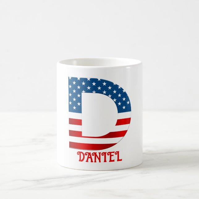 Caneca de Café Personalizada com Monograma do Dia  (Centro)