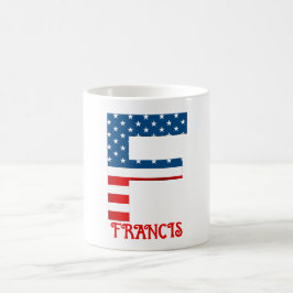Caneca de Café Personalizada com Monograma do Dia