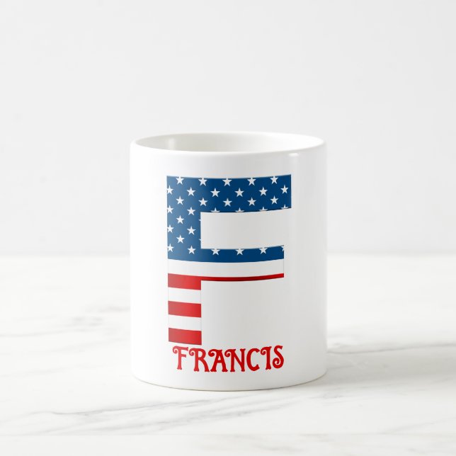 Caneca de Café Personalizada com Monograma do Dia  (Centro)